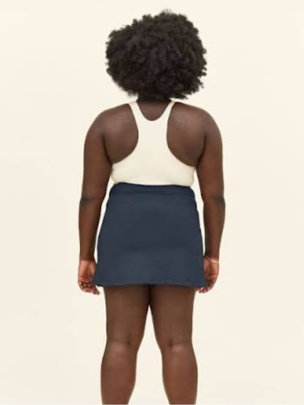 Girlfriend Collective Midnight Sport Skort - Navy Athletic Skort